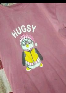 Cute Penguin Graphic T-Shirt
