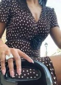 Brown Polka Dots Top