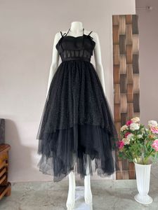 Dazzling Black Luxe Gown