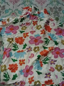 Floral Print Crop Top