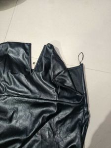 imported Sleek Black Faux Leather Premium Luxury D