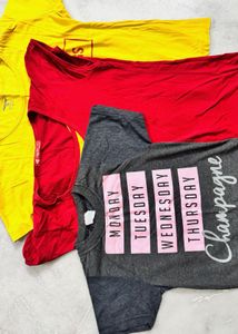 Pack Of 3 T-shirts/Top