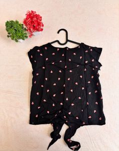 ✨Black cotton top from RIO (Size S) ✨