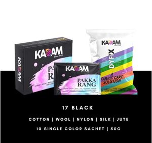 Kadam Pakka Rang - Black 17 50grm : With Dyfix-5pc