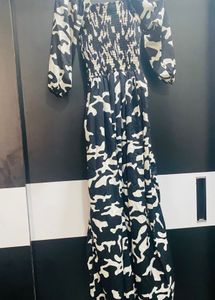 Camouflage Print Maxi Dress