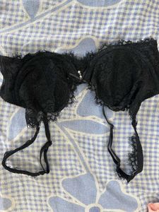 Elegant Black Lace Bra