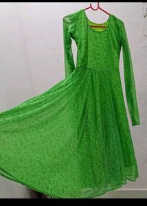 Green Ethnic Gown