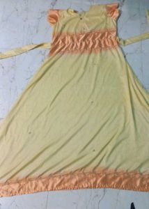 Elegant Yellow Maxi Dress