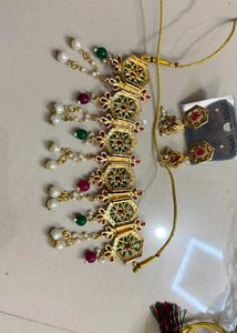 Unused 💗Elegant Emerald  Ruby Choker Set