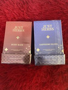 Sapphire Bliss & Ruby Rain Attar - Just Herbs