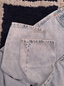 Levi’s Heavy Washed Mid Rise Straight Fit Jeans