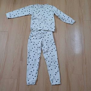 Raasha Kids Star Printed Winter Coord Set (Unisex)