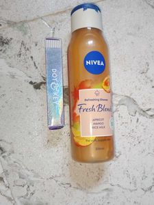 Nivea Fresh Blends Shower Gel And Dot & Key