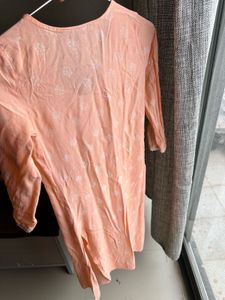 Peach Pretty Kurti