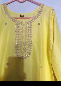 New Rayon SLUB Kurta Set For Women