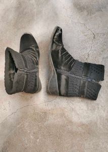 Anchor Buckle Ankle Boots