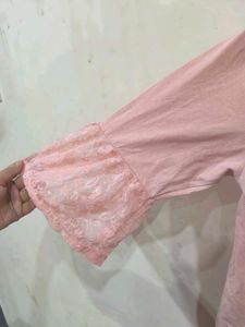 Pink Disney Frozen Top For Girls