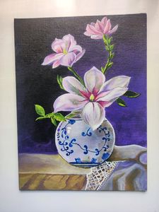 Flower Canvas Painting