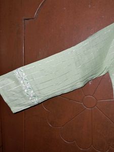Green Embroidered Top - XL