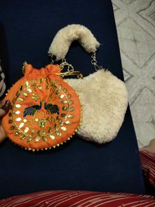 Combo Of 2 Hand Bags One Is Used
