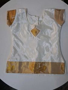 Girls' Festive Top And Skirt