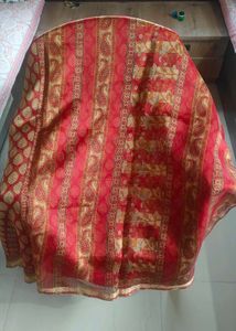Red &amp; Gold saree