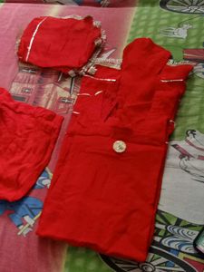 Karwachauth Special Red Gota Patti Suit