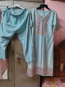 Embroidered Kurta with Salwar