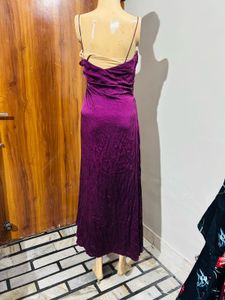 Elegant Purple Maxi Dress