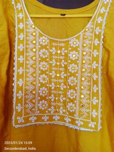 Yellow Kurti