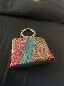 Sequin Beaded Evening Bag