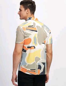 BULLMER Trendy Regular Fit Printed Causal Shirt