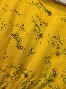 Yellow Floral Dress