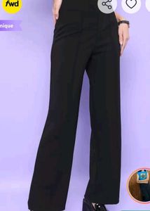 Tokyo Talkies Flared Fit High Rise Trousers