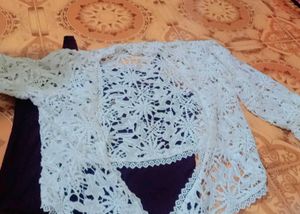 Lace Cardigan &amp; Top Set