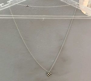 Long heart necklace