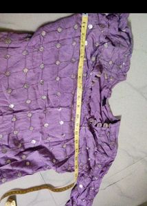 Purple Dress Material