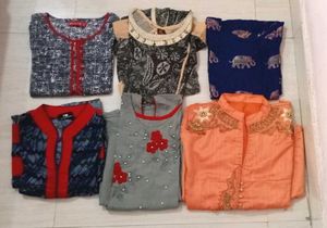 Combo- 6 beautiful Kurtis