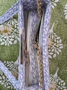 Classy MK Print Blue Sling Bag