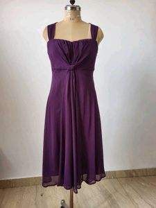Purple Midi Dress