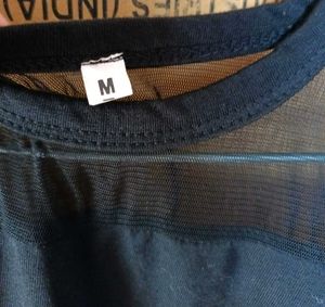 Black Graphic t-shirt /top