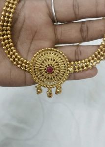 Gold-tone Necklace &amp; Earring Set