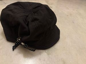 Accessorize Cute Black Cap with ribbon