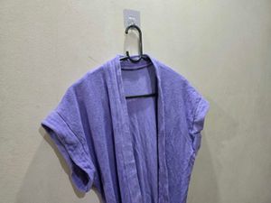 Sexy Short-Sleeve Bathrobe