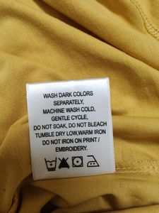 Louis Philippe Yellow Printed Tshirt Men