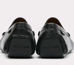 Classic Black Leather Loafers