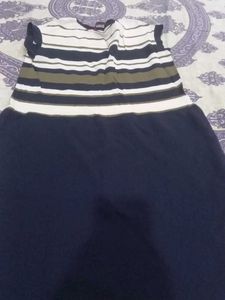Striped Sleeveless Dress