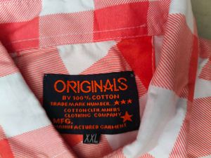 Originals New Red &amp; White Checkered Shirt XXL