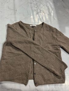 Beige Cardigan Sweater