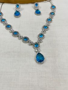 Necklace Set aqua colour